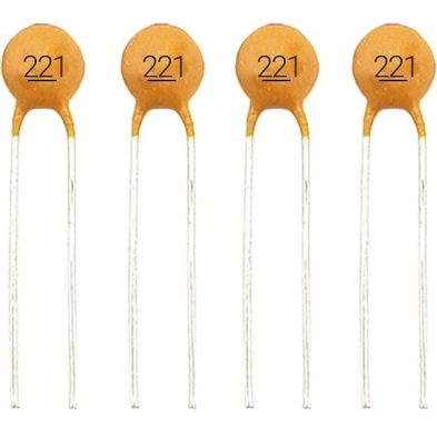 خازن عدسی 221 پیکو فاراد بسته 20 عددی