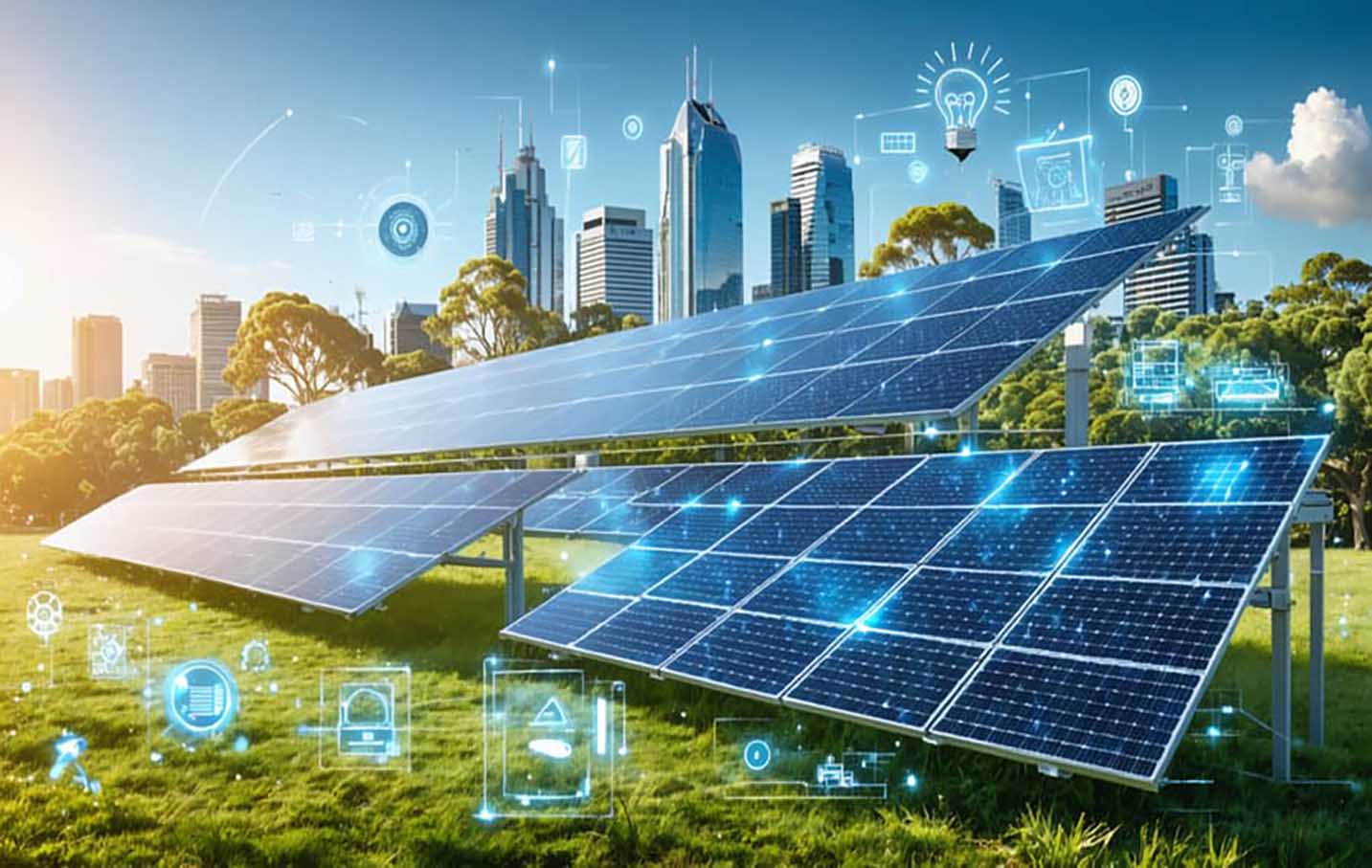 پنل‌های هوشمند: اینترنت پنل‌های خورشیدی