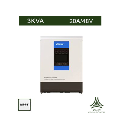 سانورتر 3 کاوا، 48 ولت، 20 آمپر MPPT برند EPEVER مدل UP3000-M2142