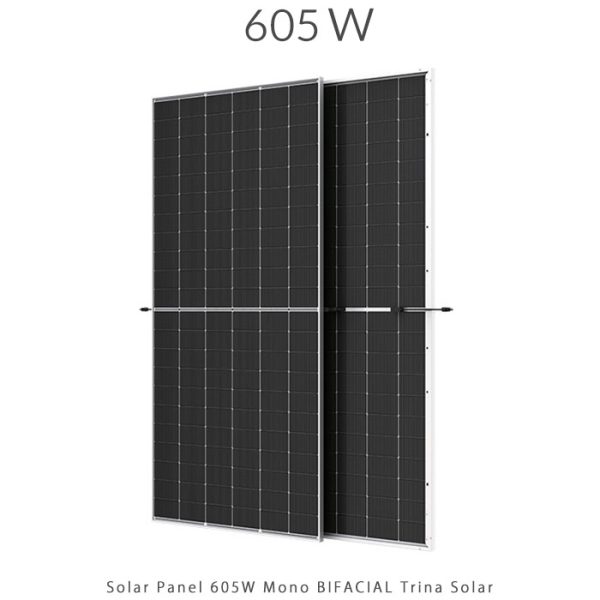 پنل خورشیدی 660 وات مونو کریستال برند BIFACIAL Canadian Solar